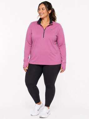 Nike Women's Dri-FIT 1/4-Zip Long Sleeve Running Pullover